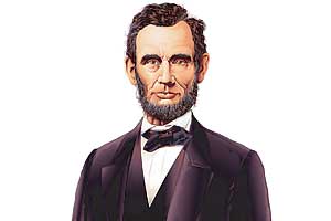   Abraham Lincoln jura como Presidente