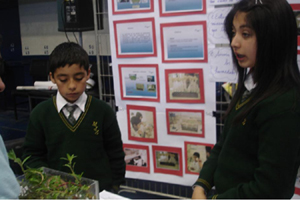 Niños se interesan en el Calentamiento Global