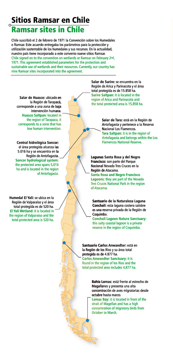 Sitios Ramsar en Chile - Icarito