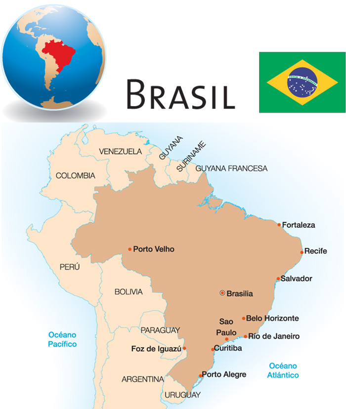 Mapa de Brasil