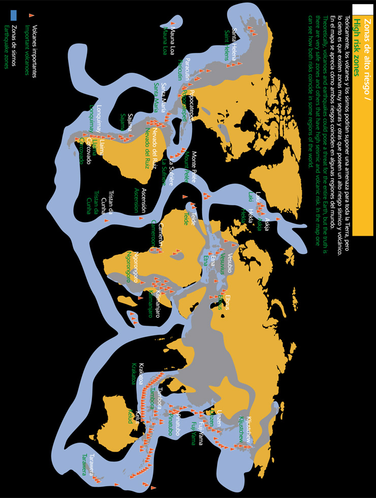 Sismos y volcanes: Zonas de alto riesgo