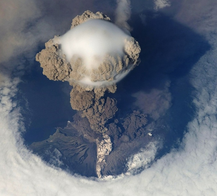 Erupción volcánica. Foto: Pixabay
