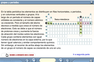 Grupos y períodos