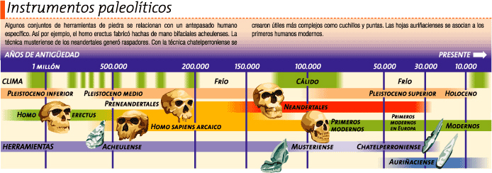 Instrumentos paleolíticos