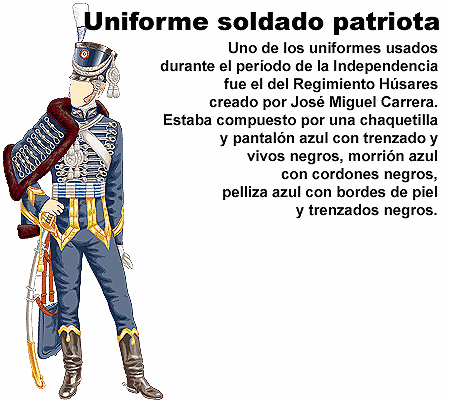 Uniforme soldado patriota