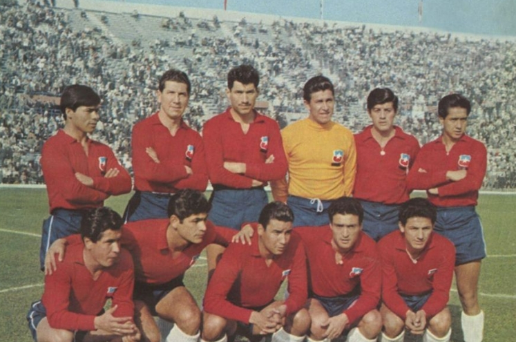 La selección de fútbol de 1962. Foto: La Tercera