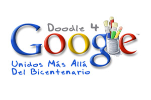 Google ya tiene los dibujos semifinalistas para su logo del Bicentenario de Chile